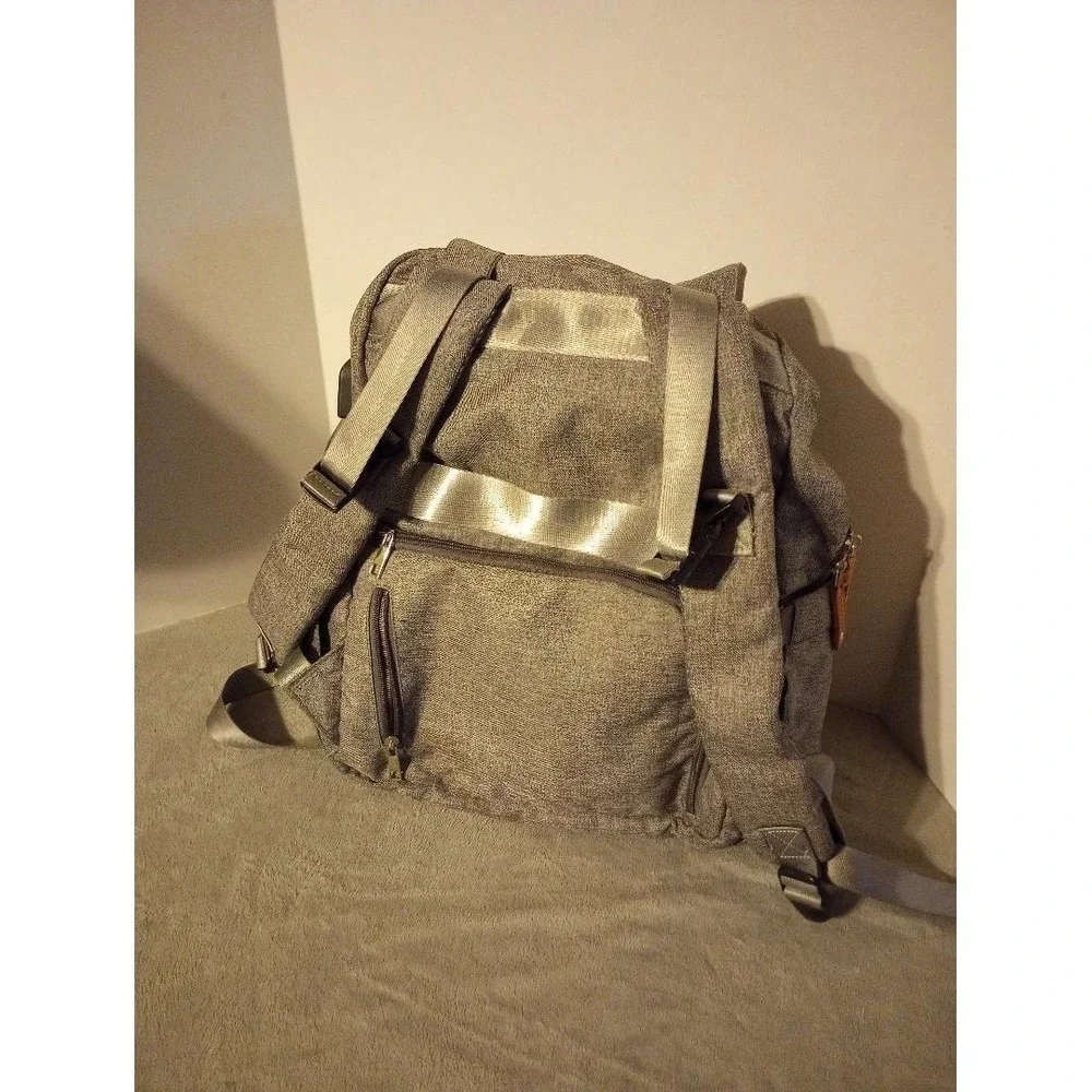 My Folrena Gray Diaper Bag Backpack‎ Multifunction Travel Back Pack